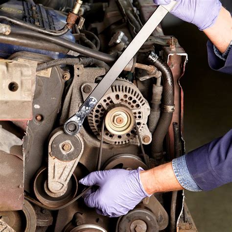 serpentine belt bar.